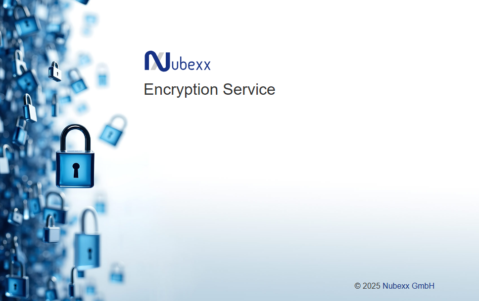 Nubexx Encryption Service - Banner-Screen